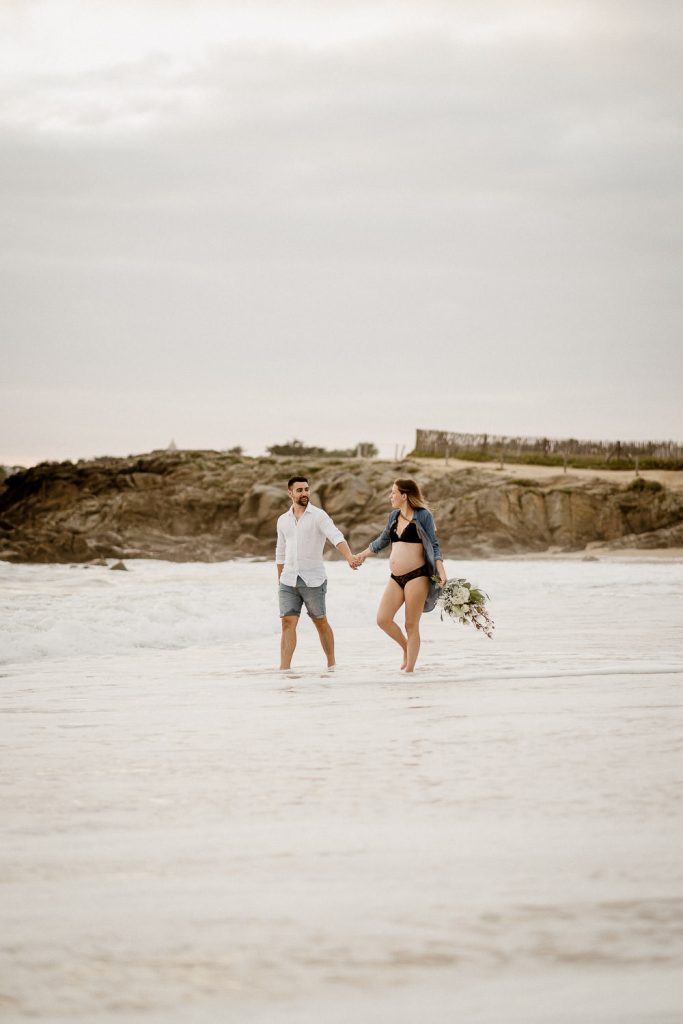 maternity session seaside