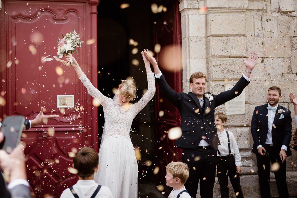 ceremony exit wedding photographer